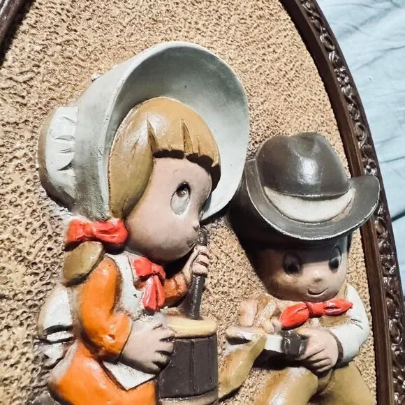 Vintage Wall Decor-1980's western cottage cabin home-accessories - Picture 4 of 8